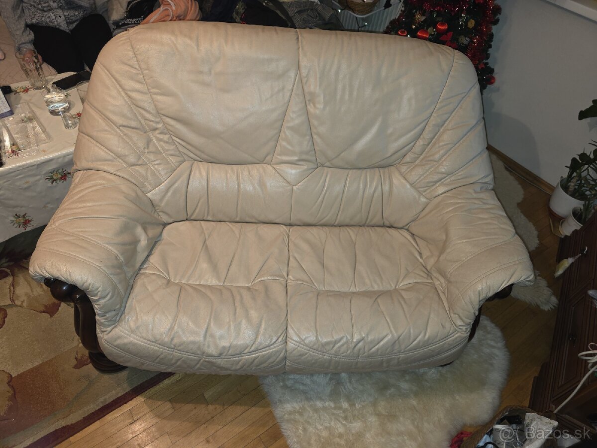 Kožená sedacia súprava 3+2+1