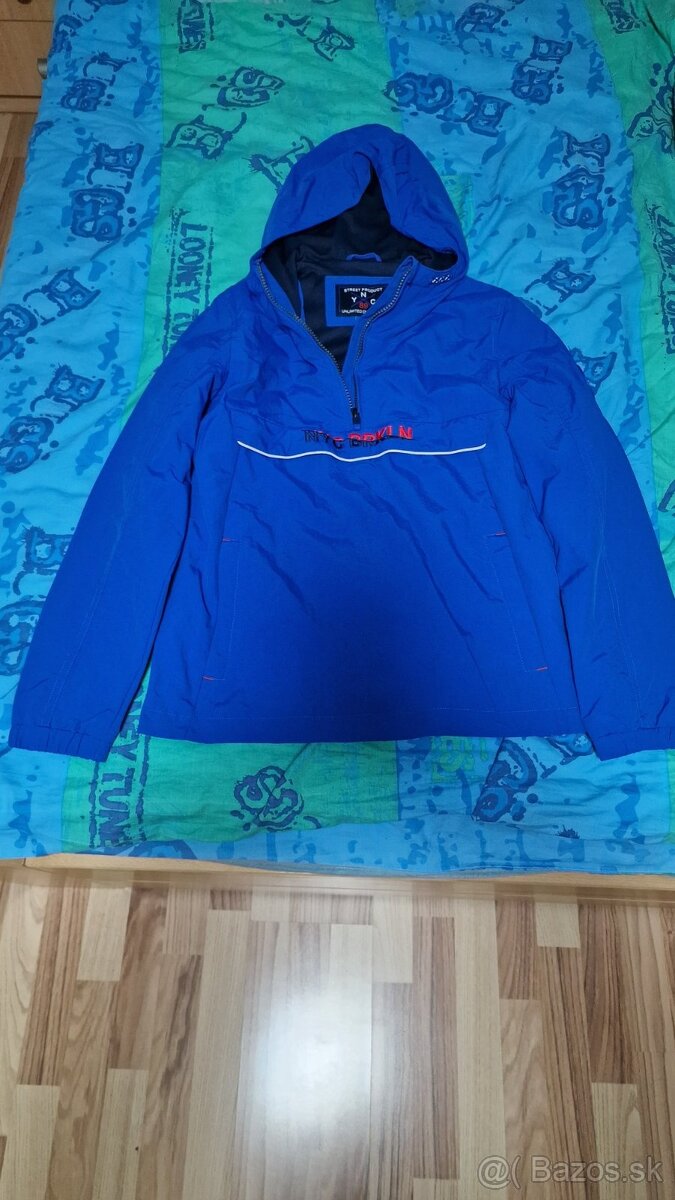 Modrá nenosená prechodná bunda C&A 152