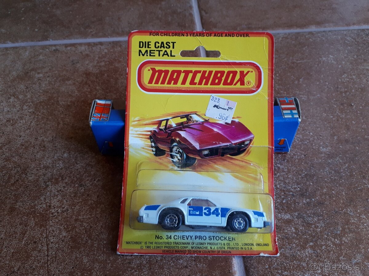 Stara hracka - Matchbox Chevy Pro Stocker