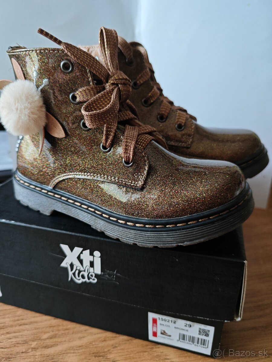 Predám detské dievčenské jesenné topánky čižmičky