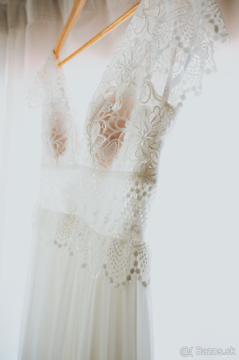 Svadobné šaty boho štýl