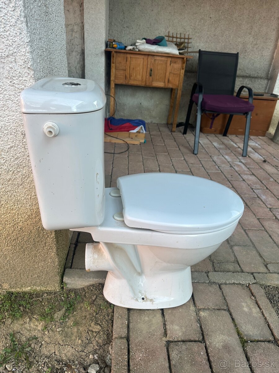 Predám biele kombi WC