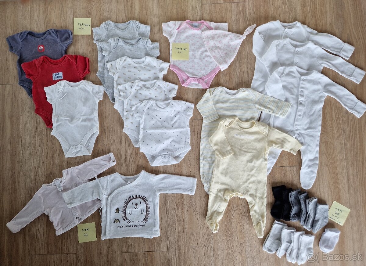 Oblečenie pre bábätko ca 0-3 mesiace