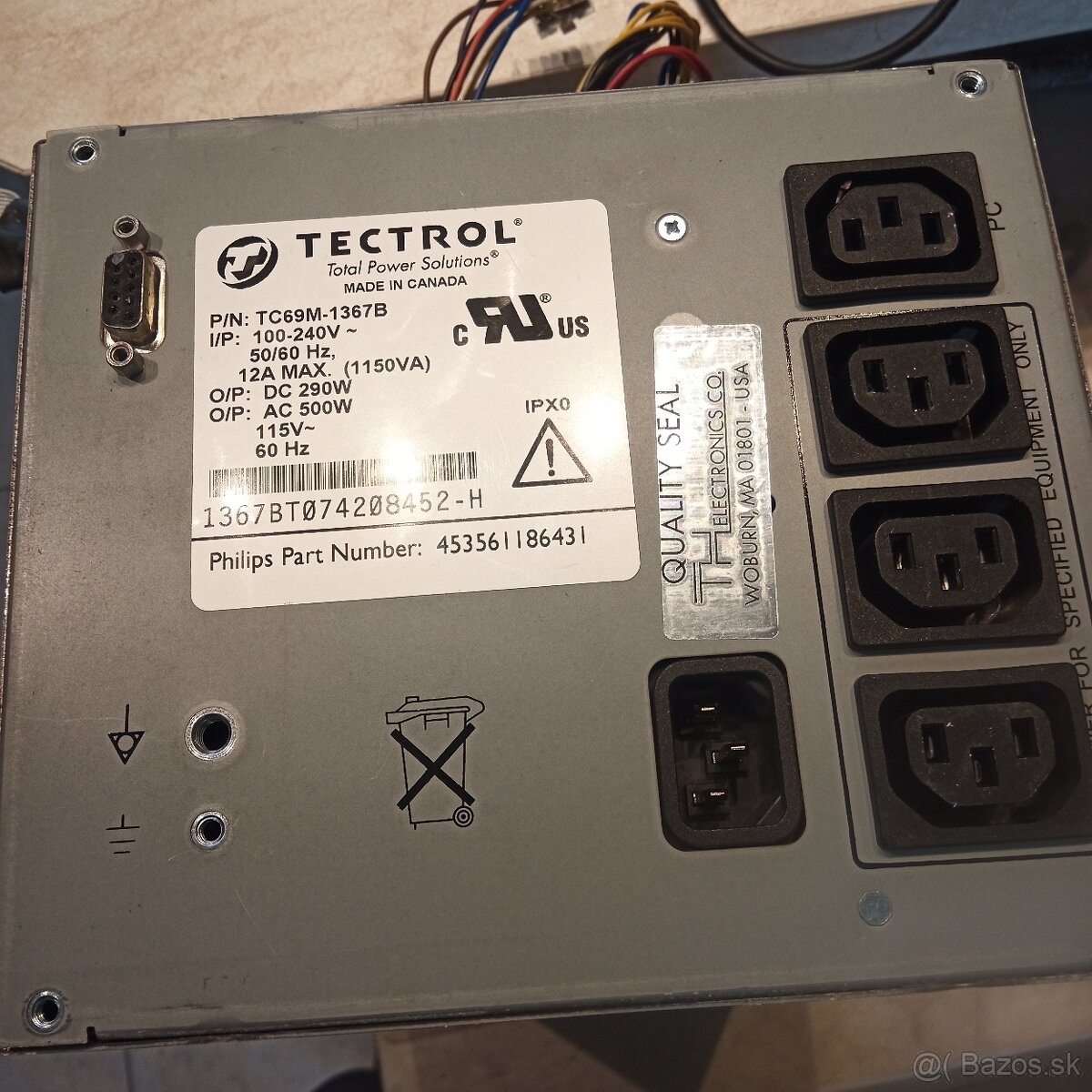 silny zdroj TECTROL TC69M-1367B POWER SUPPLY Module