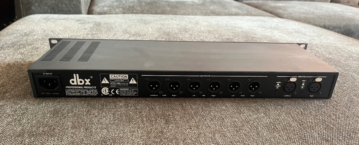Dbx driverack PA