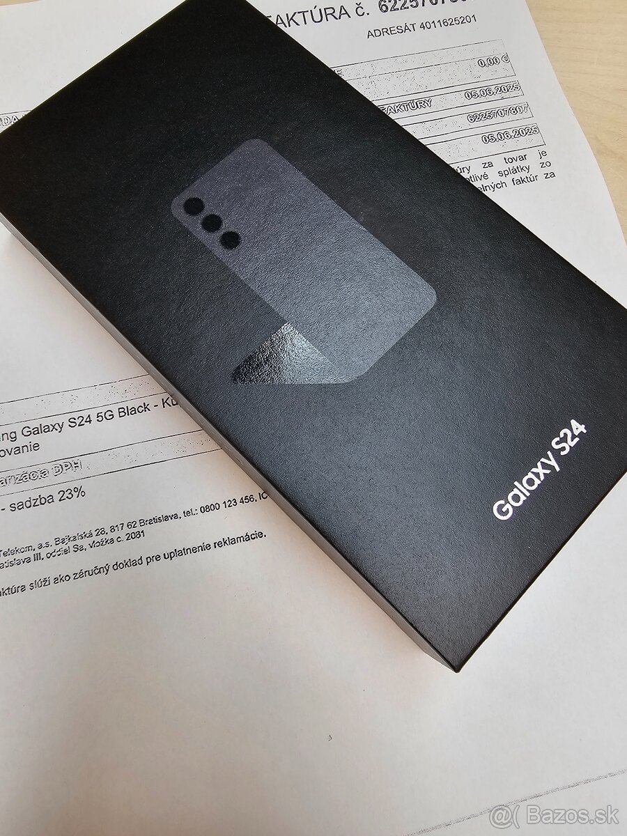 Samsung Galaxy S24 256GB , Onyx Black - NOVÝ neotvorený