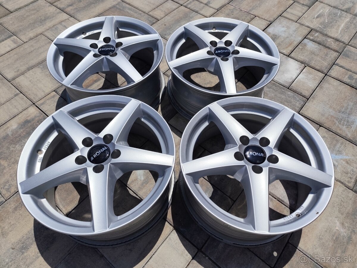 5x100 r16 hliníkové disky Audi, Skoda, Volkswagen