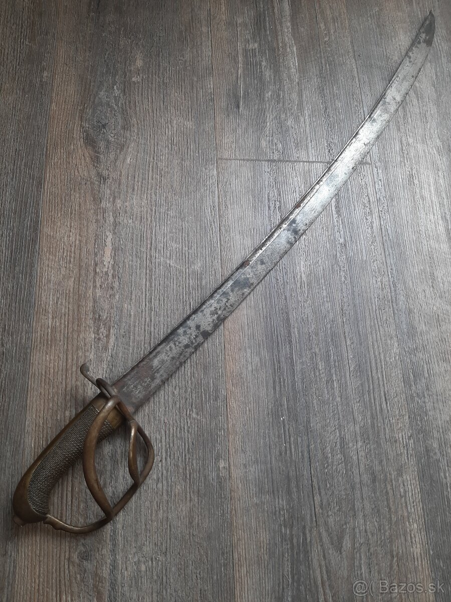 Stara šabla použivana kolo roku 1800