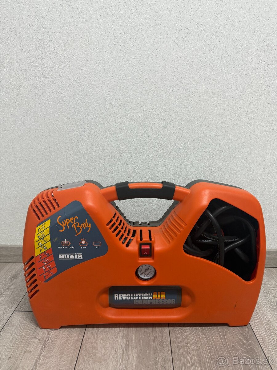 Bezolejový kompresor Nuair Revolution Air Super Boxy