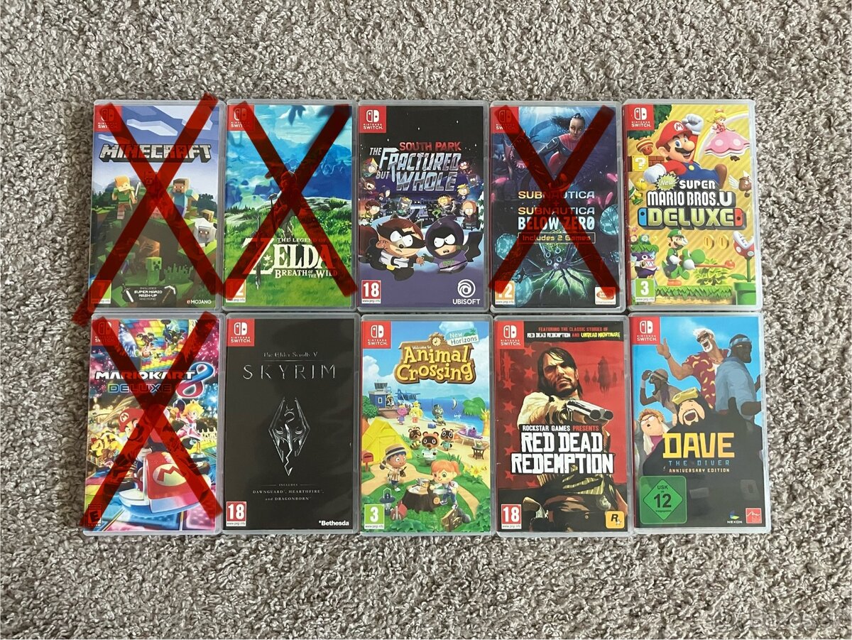 Nintendo Switch Hry