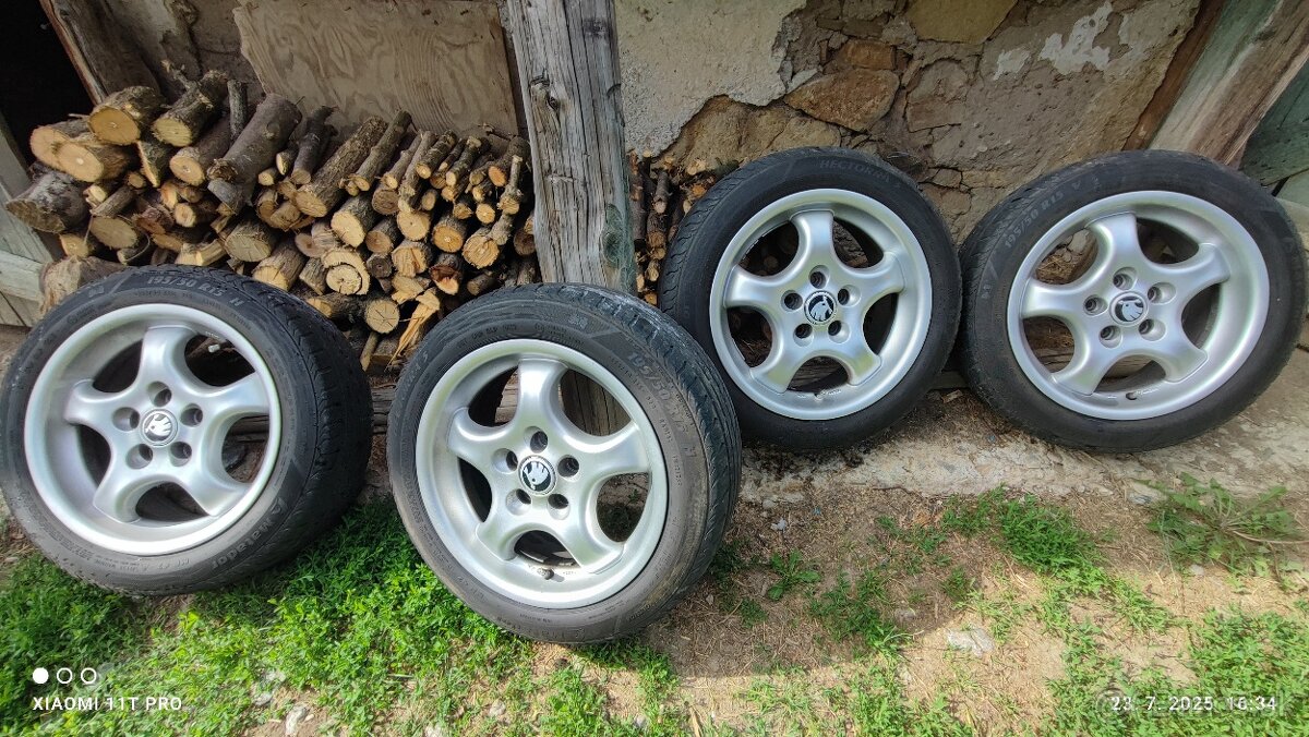 Predám alu disky 5x100 r15