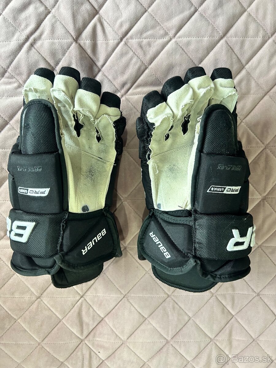 ✅ Hokejové rukavice BAUER PRO SERIES SR - č. 15 - 38 CM ✅