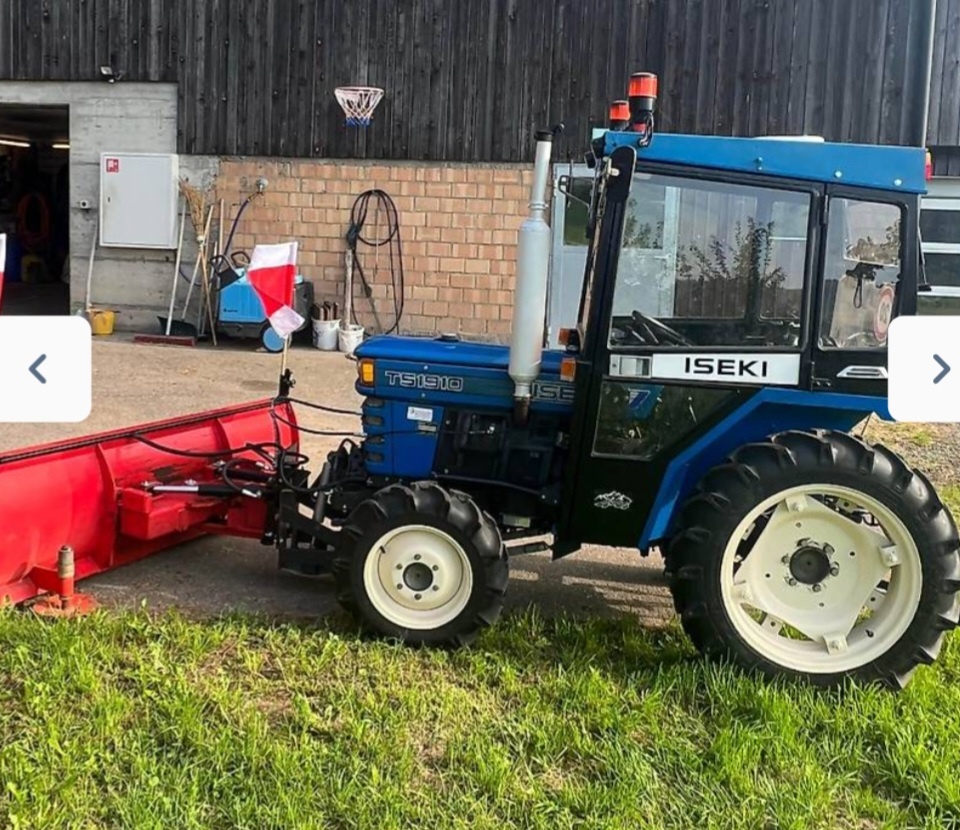 Traktor iseki snežný pluh