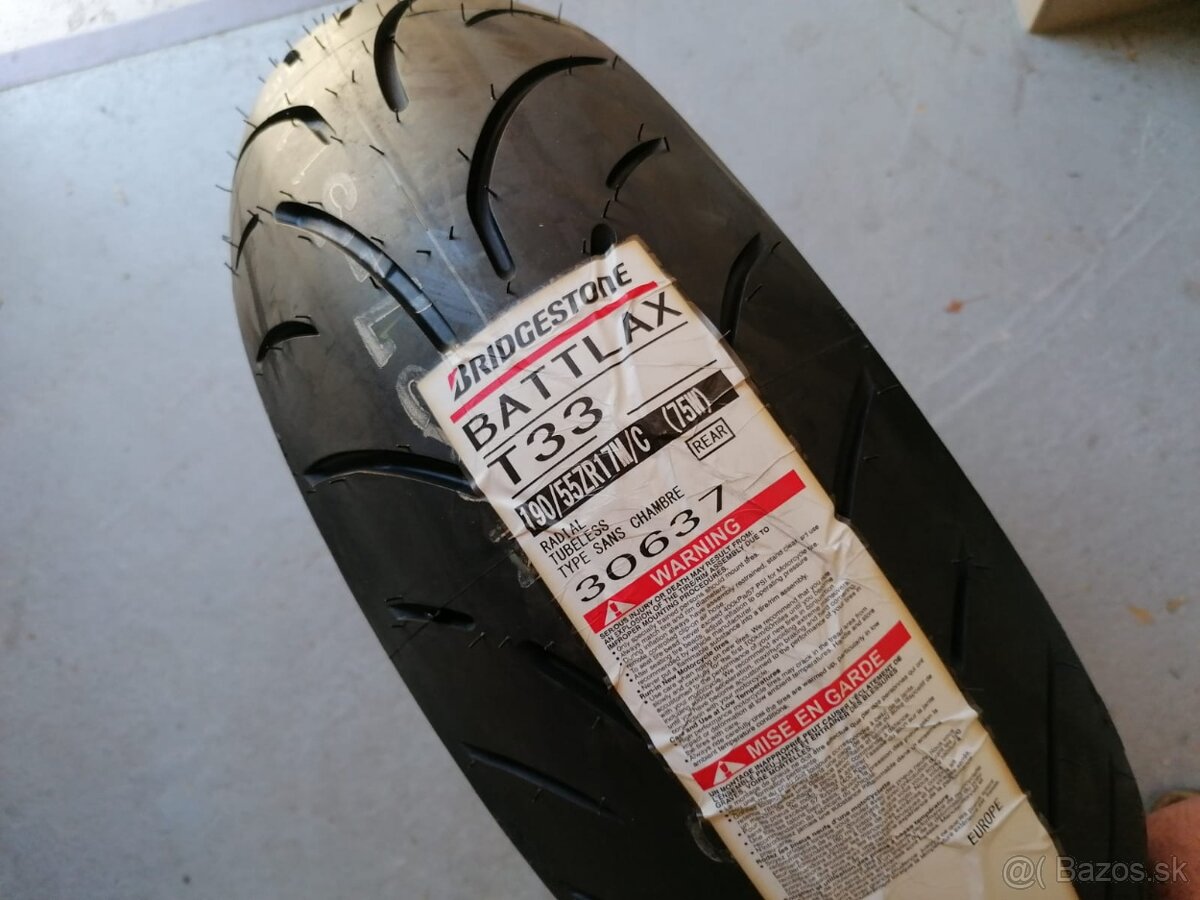 190/55zr17 BRIDGESTONE Battlax T33 SportTouring