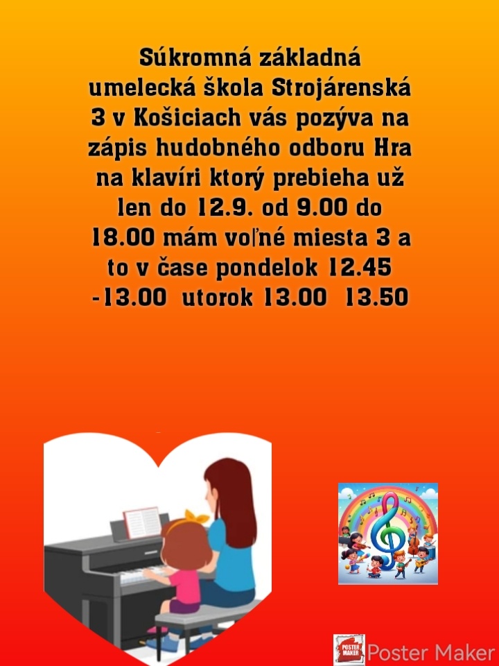 Súkromné hodiny klavíra pre dospelých