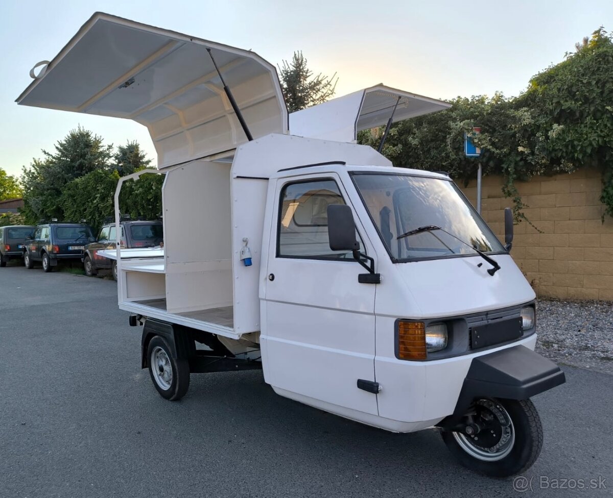 Piaggio ape Tm 200 pojazdný stánok prosseco káva