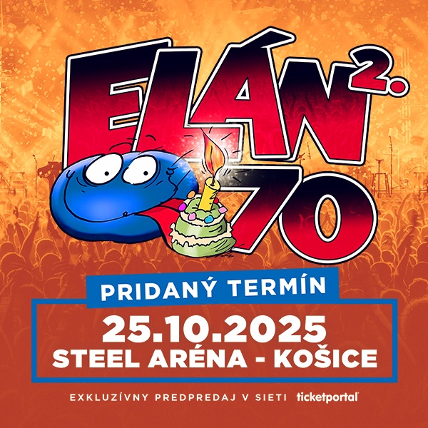 Lístky na Elán 70 Košice