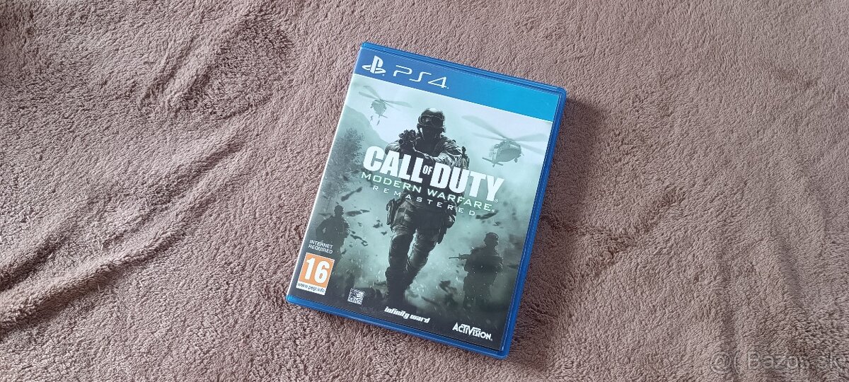 Call of duty modern warfare remastered pre ps4