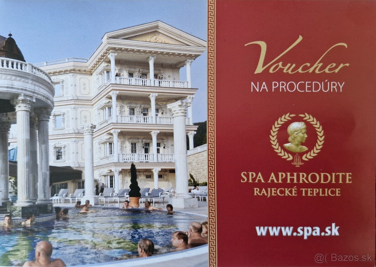 Voucher SPA Aphrodite Rajecké Teplice
