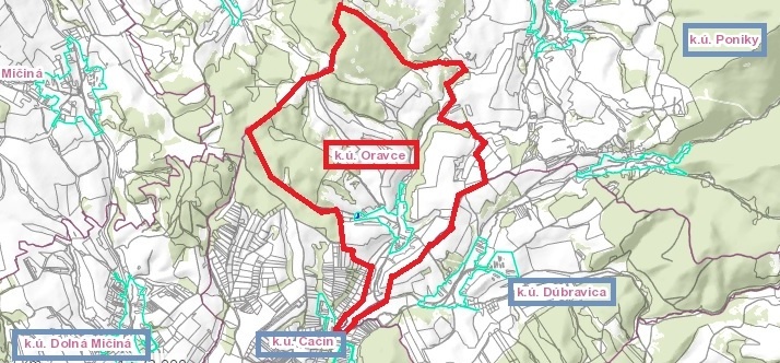 Predaj spoluvlastníckych podielov parciel v obci Oravce