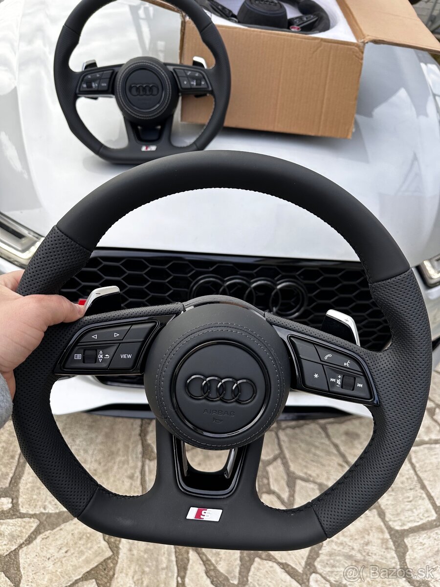 Novy audi volant excluzive perforovany F1 a airbagom