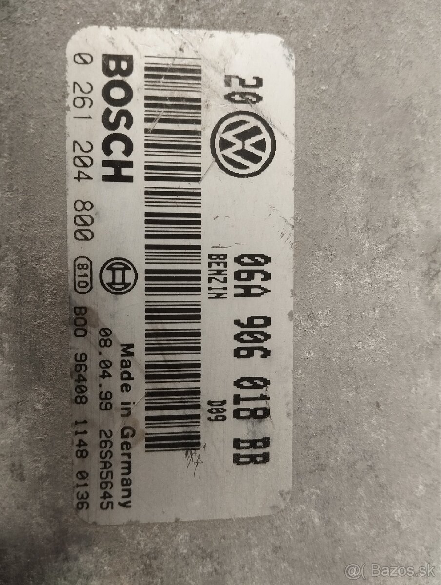 Riadiaca jednotka motora vw golf 4, 1.8turbo benzín, 20V