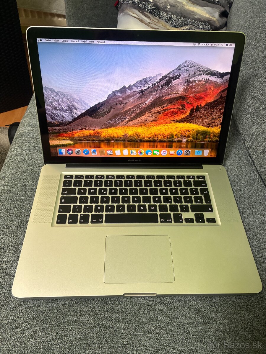 apple macbook pro 15" 2011, i7, 16/250gb