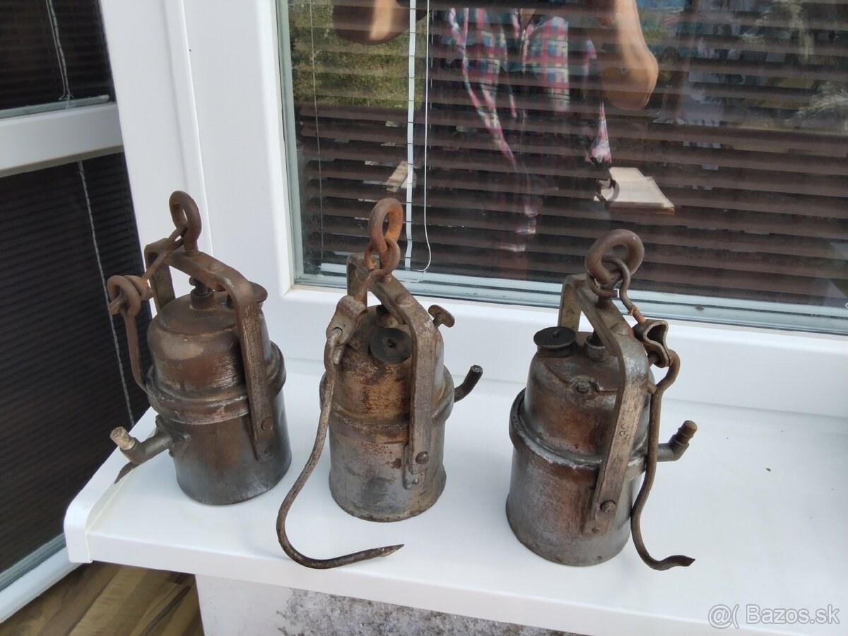 Banícke karbidky lampy
