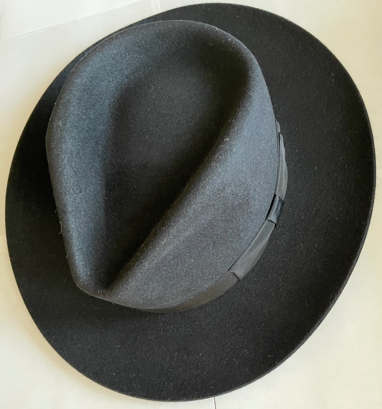 Tonak Fedora Hermes 13865, veľkosť 59, čierny
