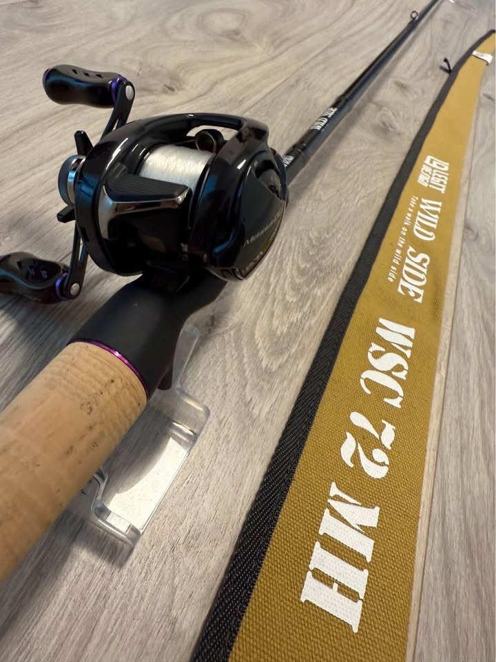 Baitcast combo Shimano Metanium DC + Wild Side prút