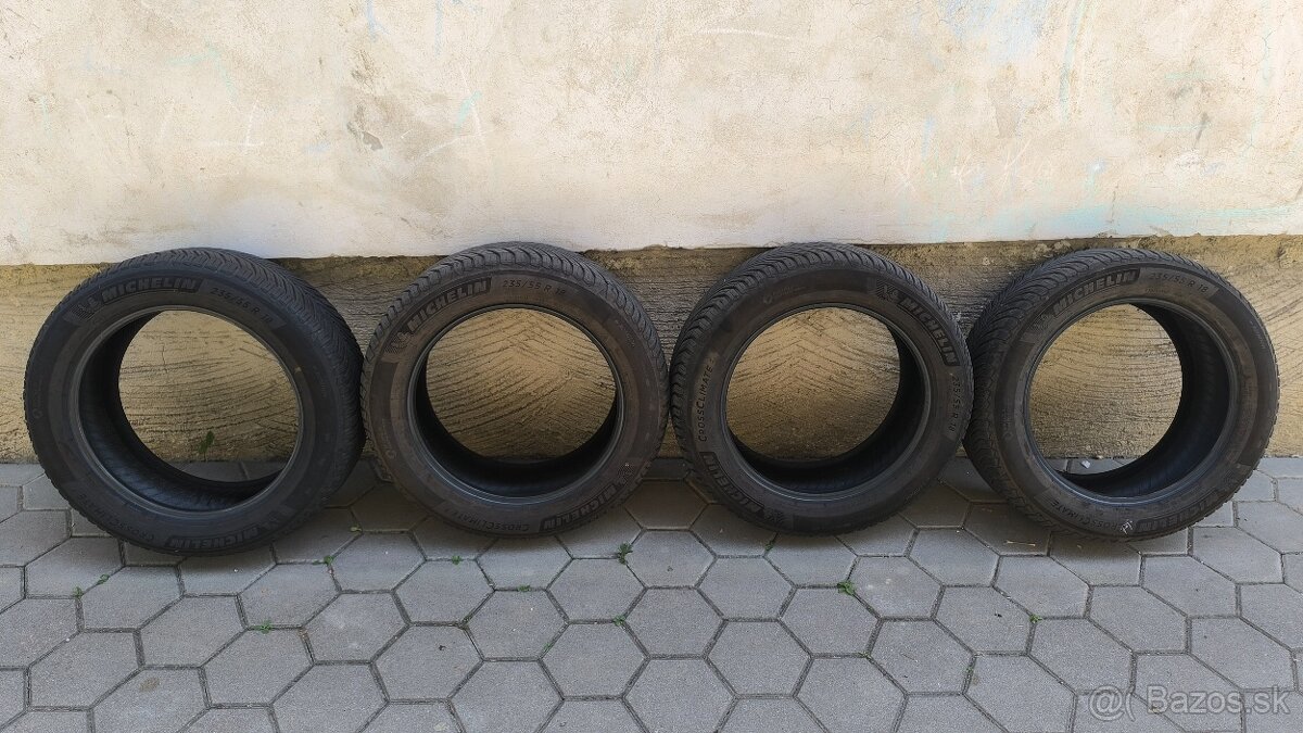 Celoročné pneumatiky Michelin 235/55 R18 104H