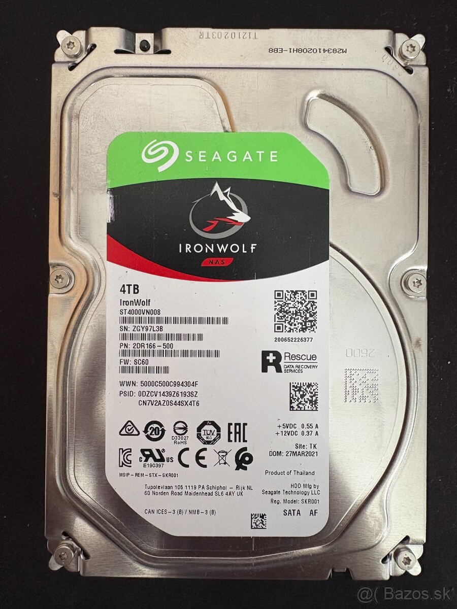 4TB disky - 5 kusov