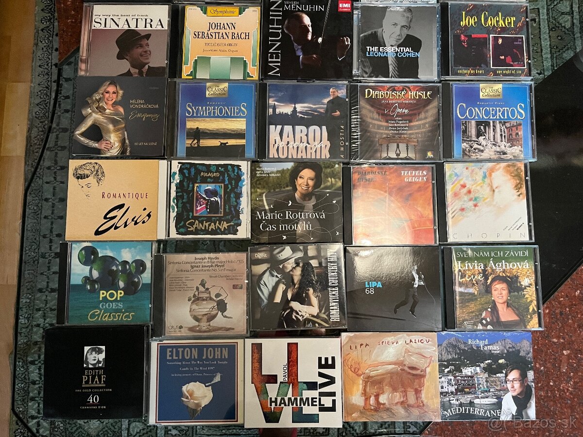 CD klasicka hudba a mix