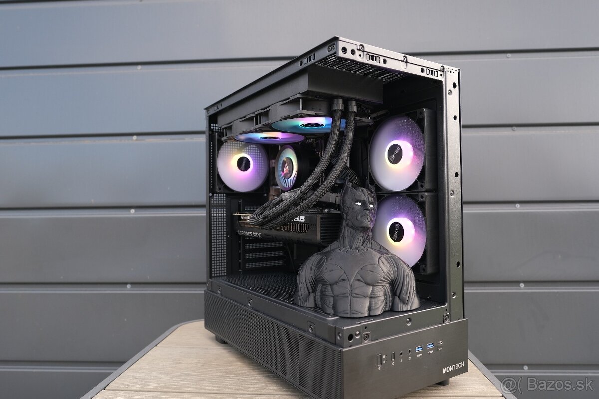 Herný PC, Ryzen 7 9800x3d, RTX 5070 Ti, 32GB RAM, SSD, 24m