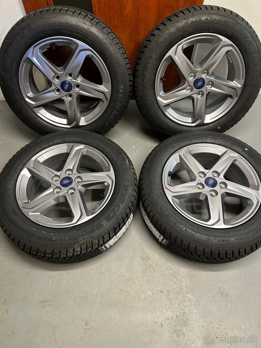 Nové originálne disky Ford + zimné pneumatiky Dunlop ❄️