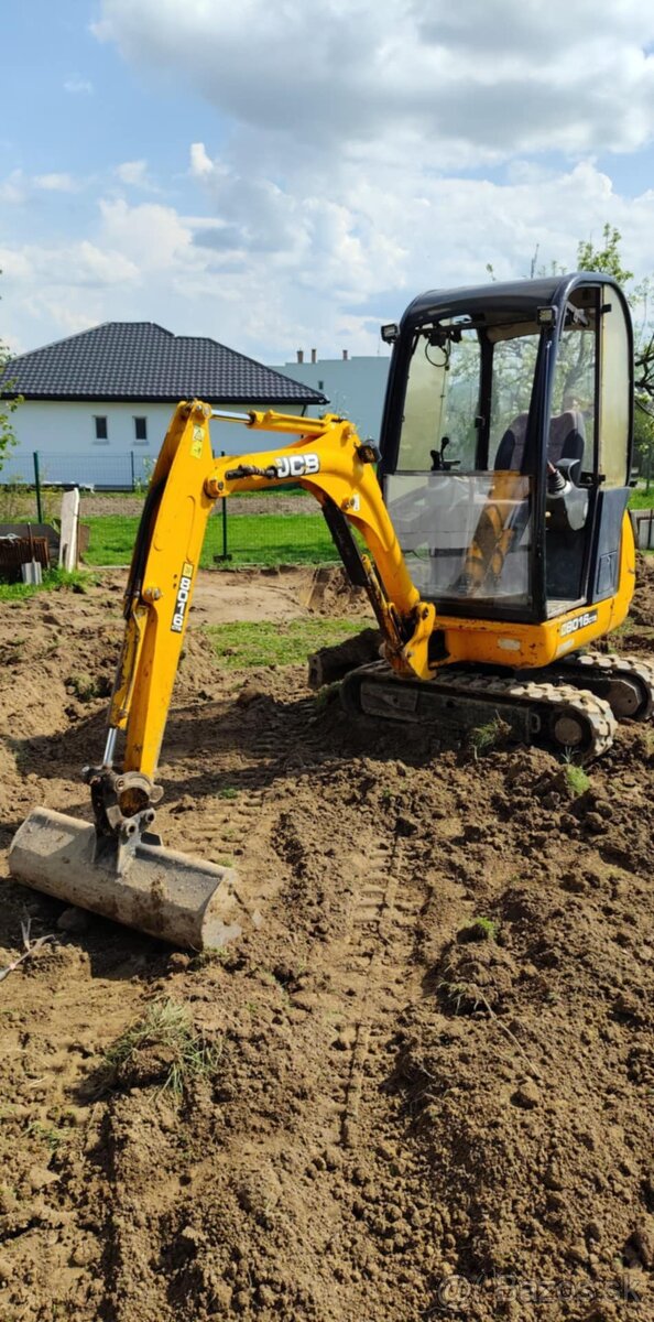 Zemné a Výkopové práce minibagrom