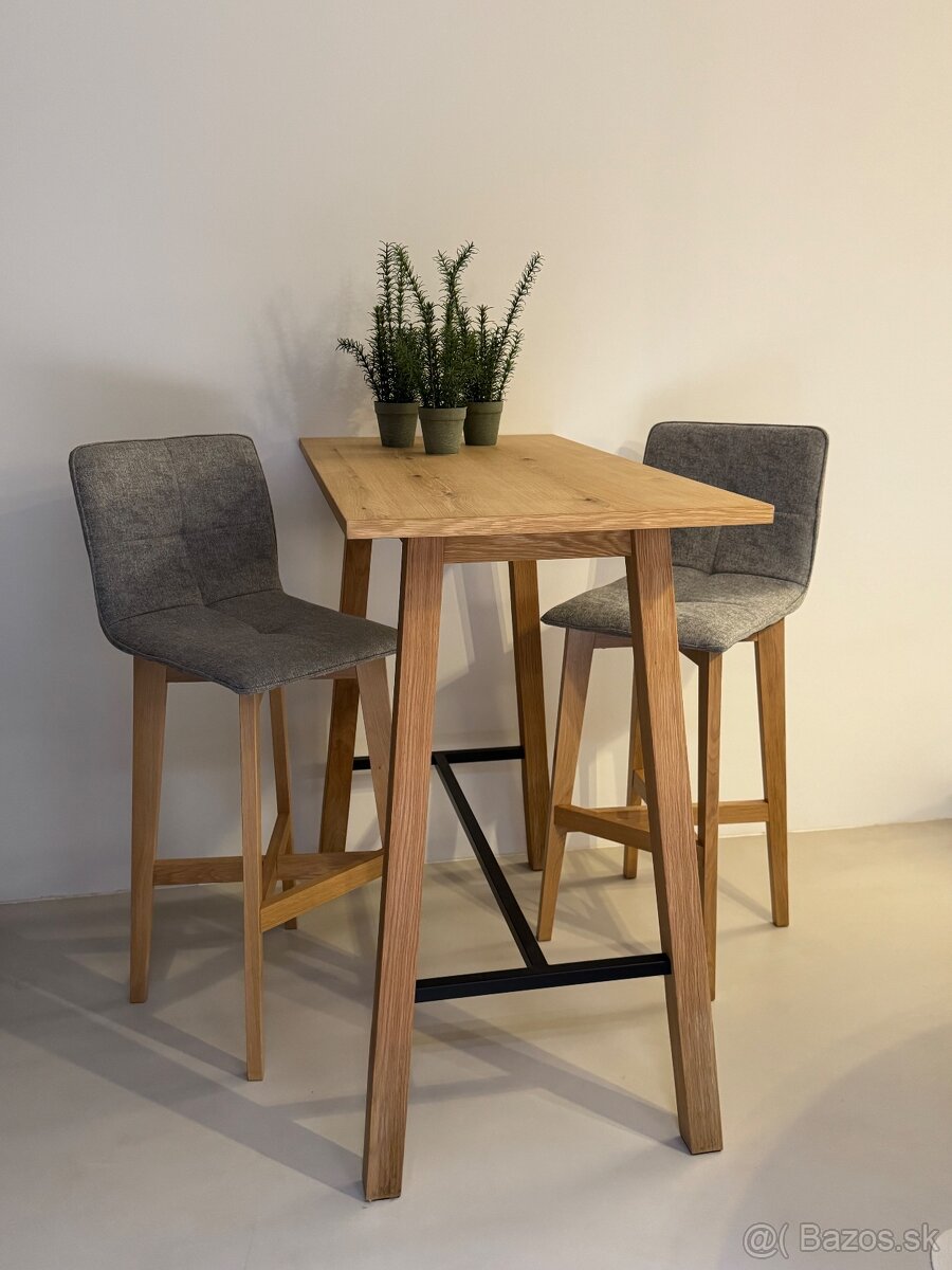 Predam dubovy barovy set