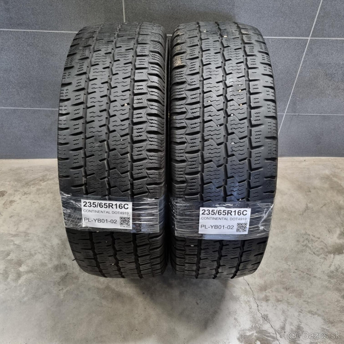 Letné dodávkové pneumatiky 235/65 R16C CONTINENTAL