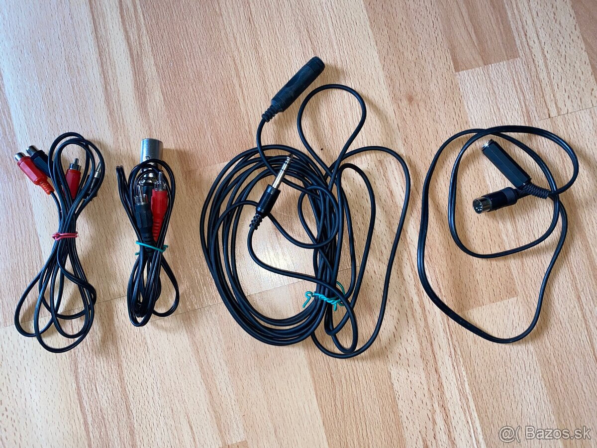 Vintage audio kabeláž