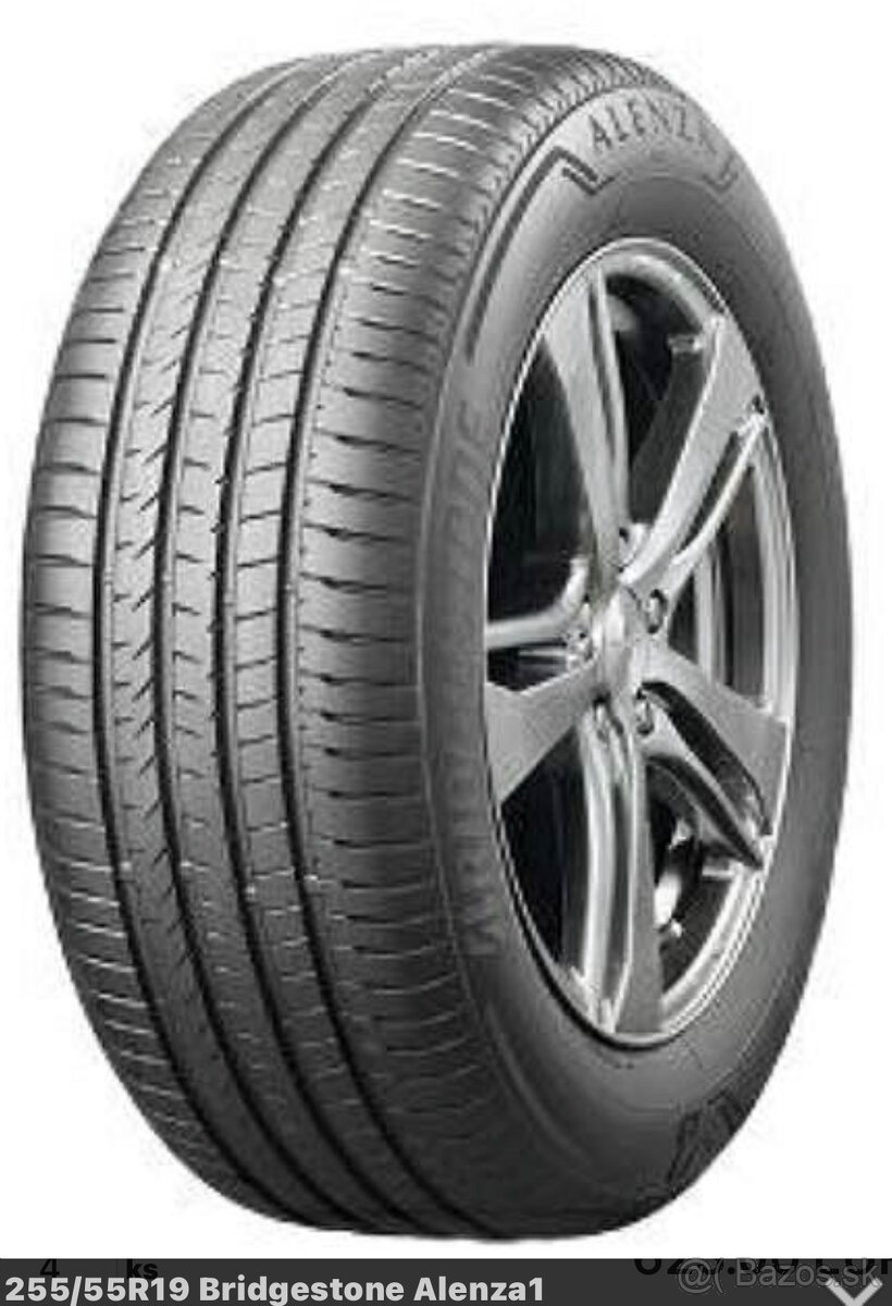 Predám letné pneumatiky Bridgestone Alenza1 255/55/R19