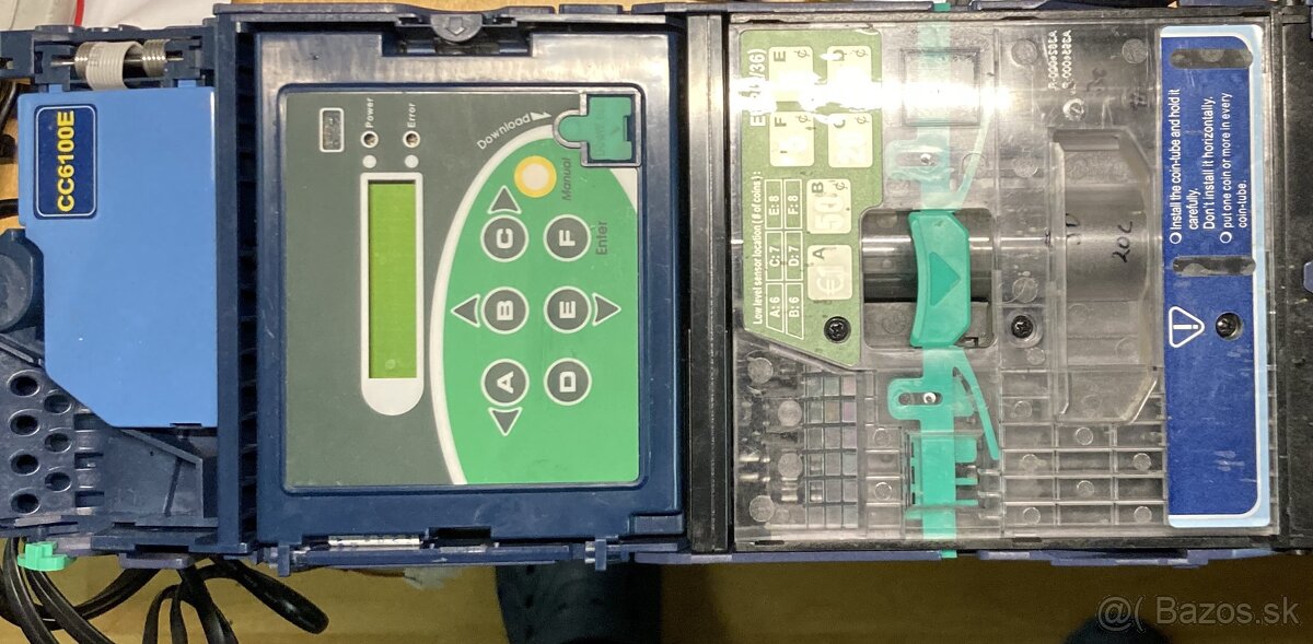 Platobný systém mincovník do automatou ICT C6100E