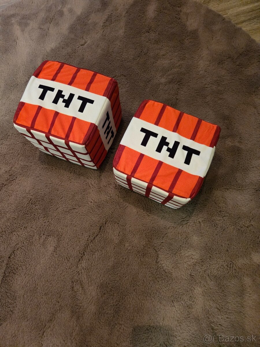 Minecraft plyšové kocky