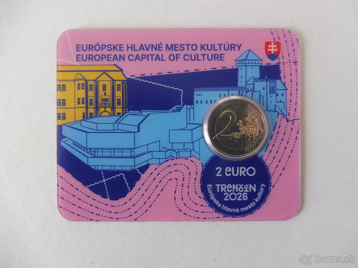 Mincová karta 2€ Trenčín 2026