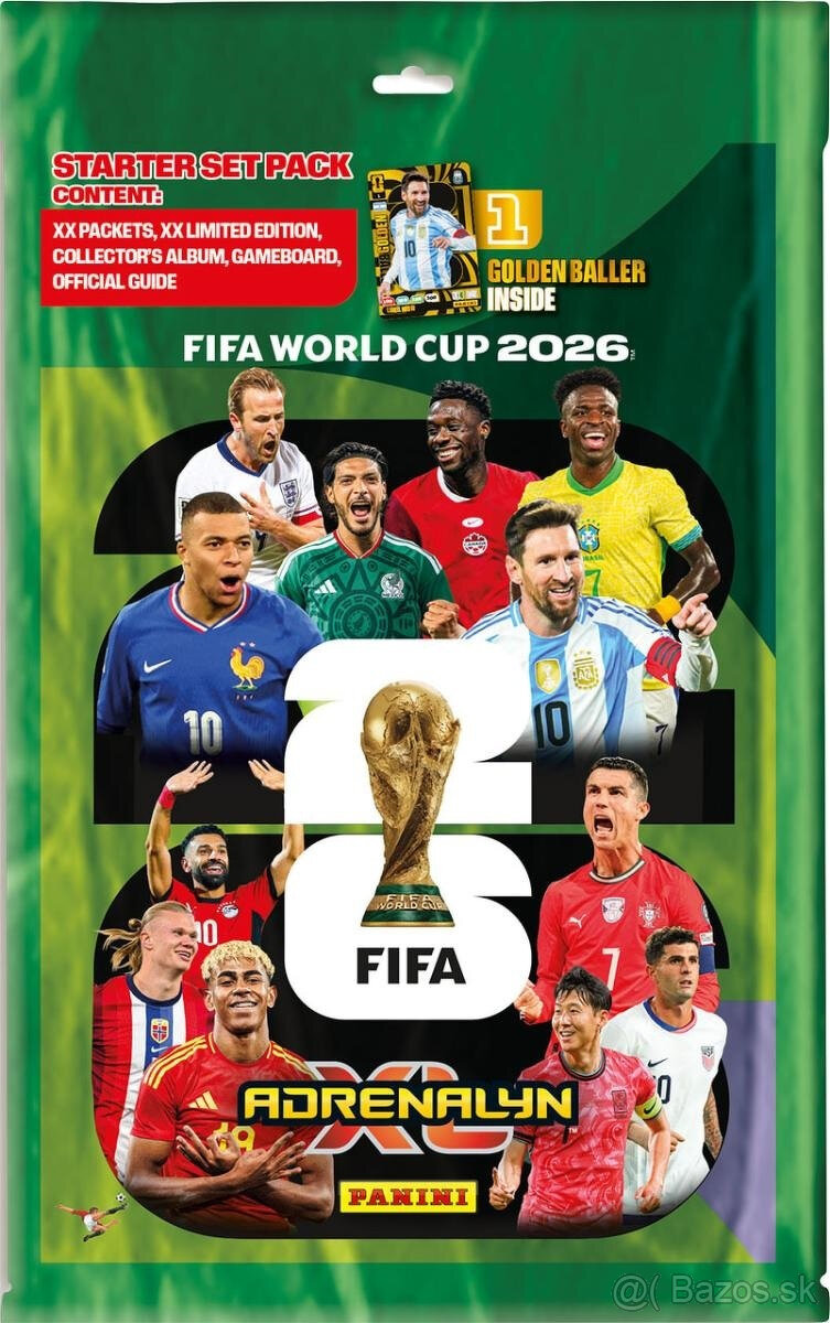 FIFA WORLD CUP 2026 - ADRENALYN - starter set