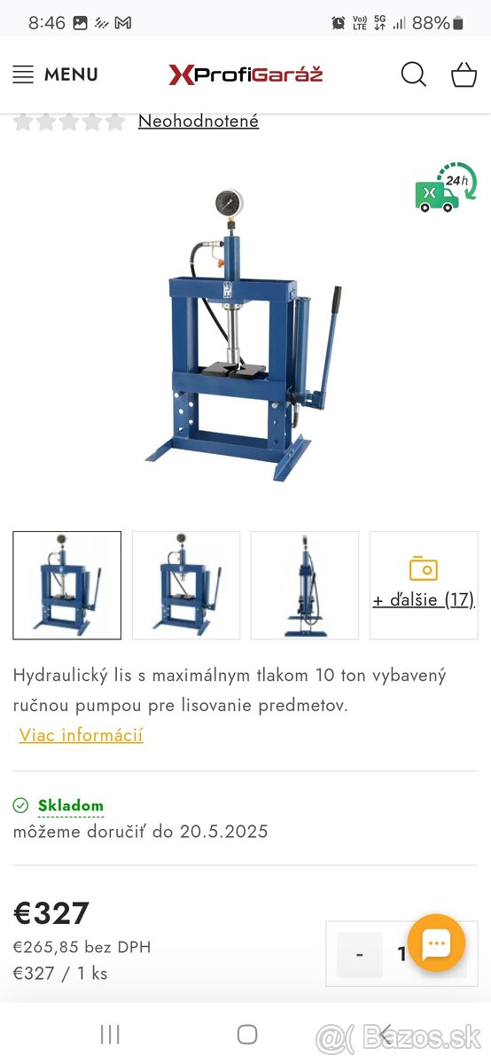 Hydraulicky lis