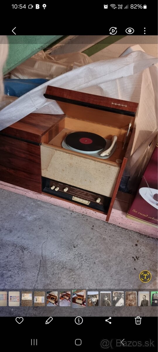 rádio gramofón rok 1967