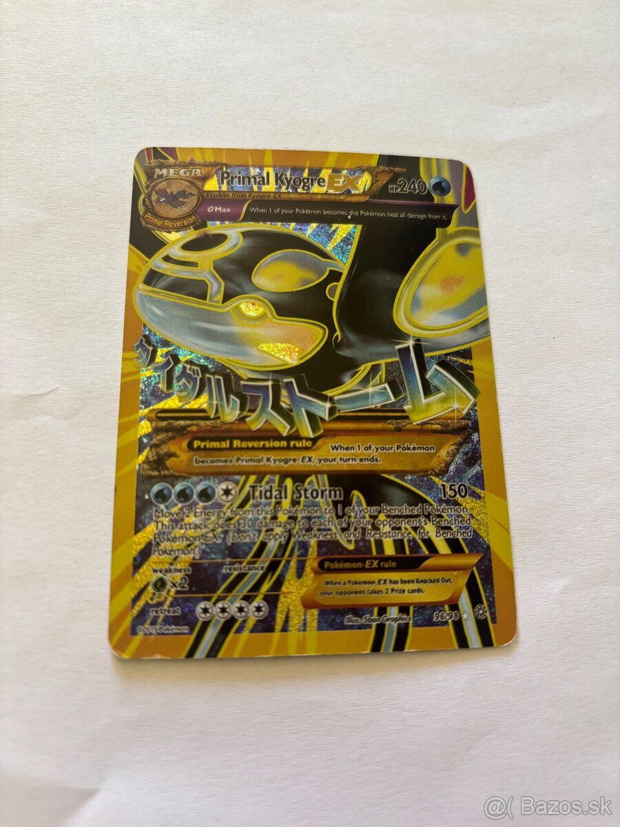 Karta Pokemon Primal Kyogre ex