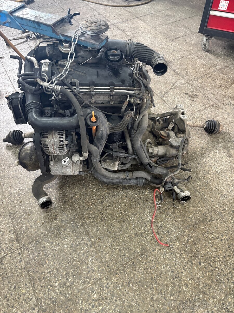 Predam kompletne nastrojeny motor1.9 77kw