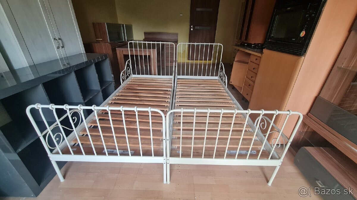Predám 2x rastúcu kovovú posteľ
