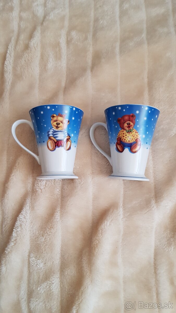 Nové detské porcelánové hrnčeky